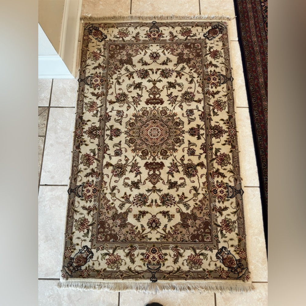 Persian Tabriz 100% Wool Meditation Small Rug 3.1 x 5.0